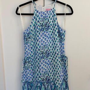 Lilly Pulitzer Pineapple Dress with shorts